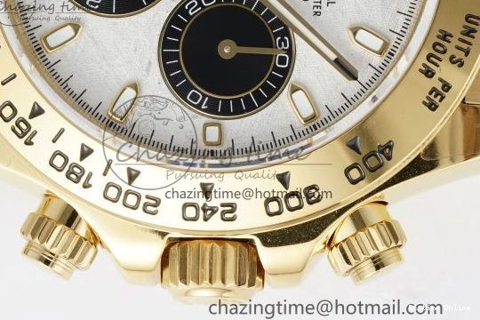 0130 Daytona 116508 QF 1:1 Best Edition Meteorite Dial on YG Bracelet SA4130 V FlexibleFit 1759